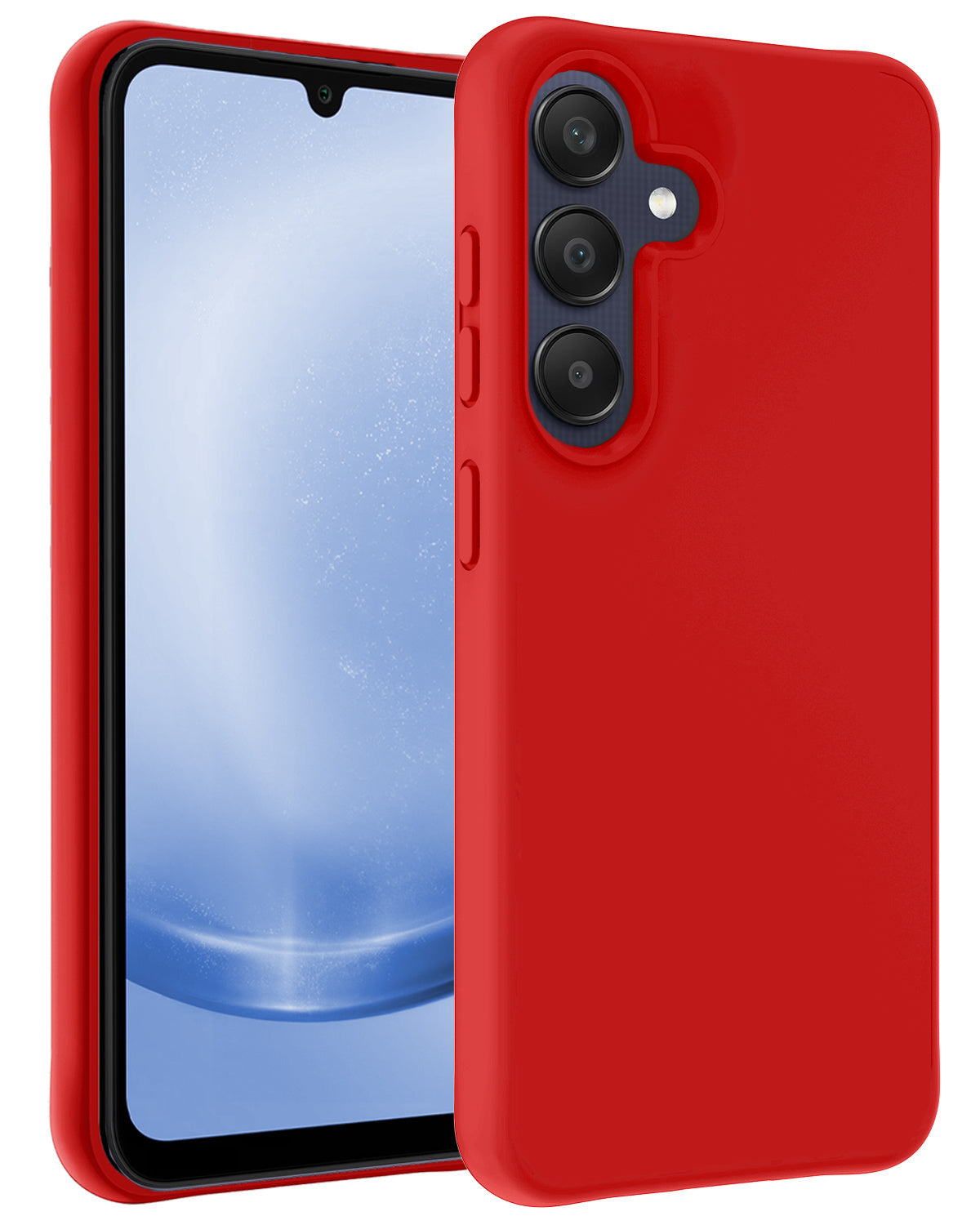 Samsung A25 Hoesje Siliconen - Rood