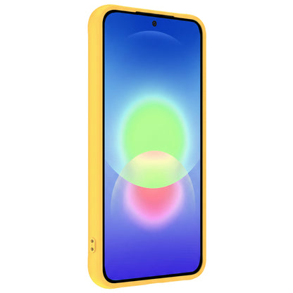 Samsung A27 Hoesje Siliconen Backcover Lichtgewicht - Geel