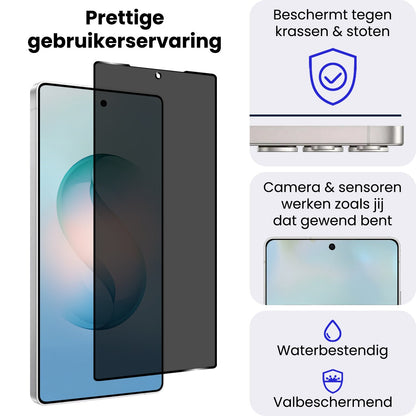 Samsung S26 Ultra Screenprotector Gehard Glas - Privacy