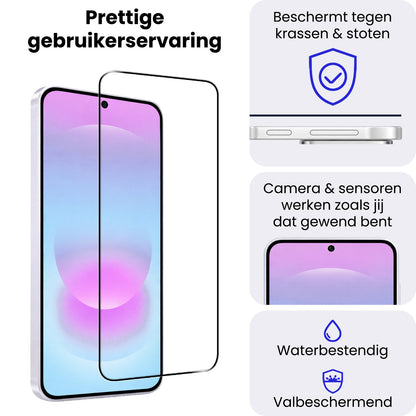 Samsung A37 Screenprotector Gehard Glas - Full Screen