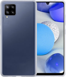Samsung A42 Hoesje Siliconen Backcover Lichtgewicht - Transparant