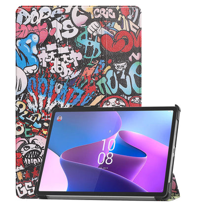 Lenovo Tab P11 Pro Trifold Bookcase Hoes met Penhouder Lenovo Pen - Graffity
