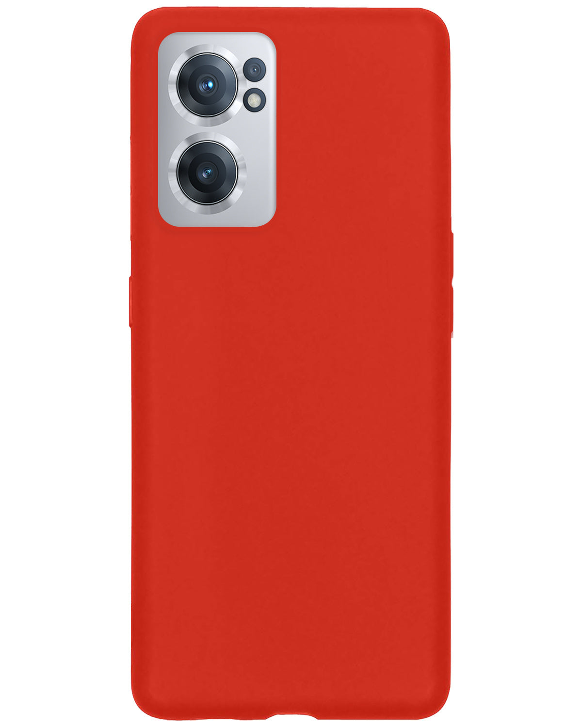 OnePlus Nord CE 2 Hoesje Siliconen - Rood