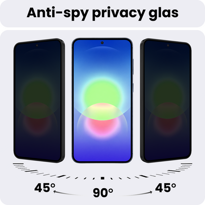 Samsung A27 Screenprotector Gehard Glas - Privacy