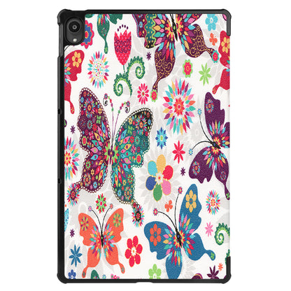 Lenovo Tab P11 Plus Trifold Bookcase Hoes - Vlinders