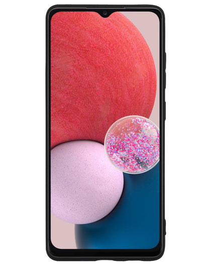 Samsung A13 4G Hoesje Siliconen Backcover Lichtgewicht - Zwart