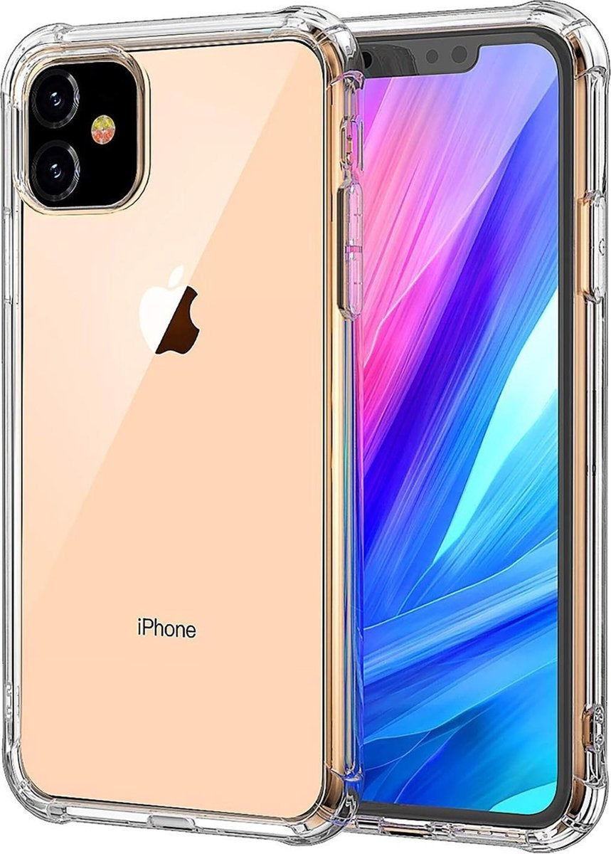 iPhone 11 Hoesje Shock Proof Siliconen - Transparant