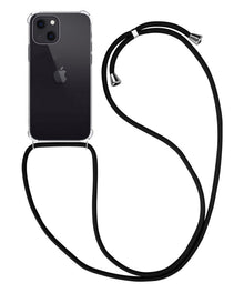 iPhone 13 Hoesje met Koord Backcover Shockproof - Transparant