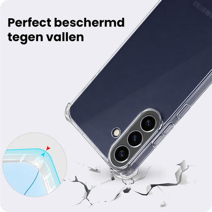 Samsung A37 Hoesje Shockproof Backcover Siliconen - Transparant