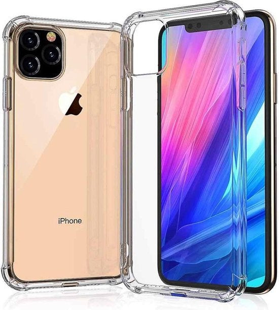 iPhone 11 Pro Hoesje Shock Proof Siliconen - Transparant