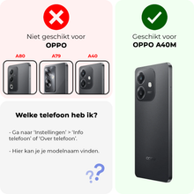 OPPO A40m Hoesje Shockproof Backcover Siliconen - Transparant