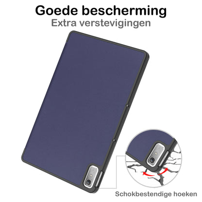 Lenovo Tab P11 (2e Gen) Hoesje Book Case - Donkerblauw