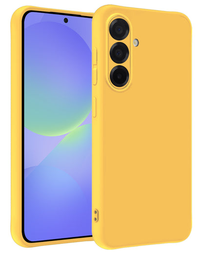 Samsung A36 Hoesje Siliconen Backcover Lichtgewicht - Geel