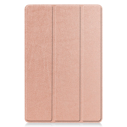 Samsung Galaxy Tab S10 Plus Trifold Bookcase Hoes met Penhouder voor S Pen - Rosé goud