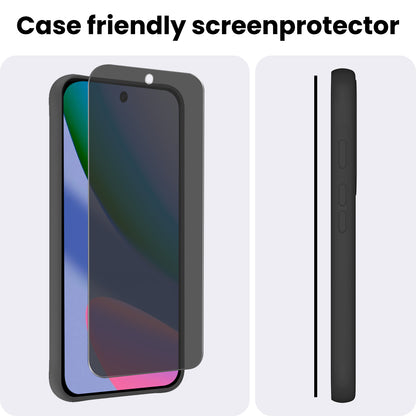 Google Pixel 11 Pro XL Screenprotector Gehard Glas - Privacy