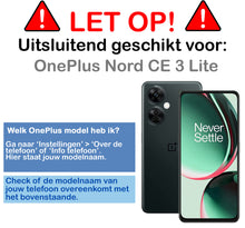 OnePlus Nord CE 3 Lite Hoesje Bookcase Cover met Kaarthouder - Zwart