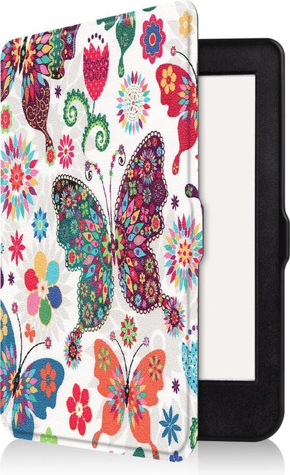Kobo Nia Bookcase Hoes Shockabsorberend - Vlinders