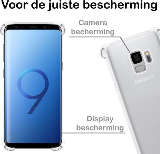 Samsung S9 Hoesje Shock Proof Siliconen - Transparant