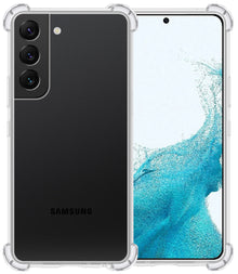 Samsung S22 Plus Hoesje Shockproof Backcover Siliconen - Transparant