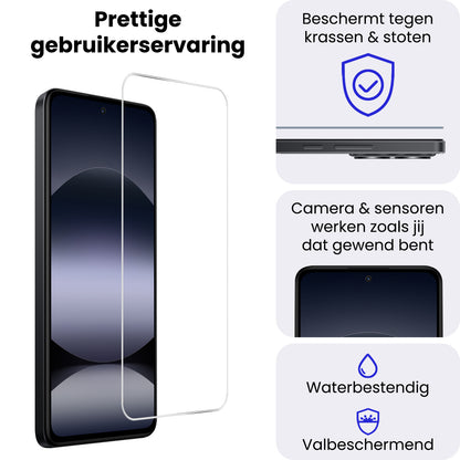 Xiaomi Redmi Note 14 5G Screenprotector Gehard Glas - Anti-kras