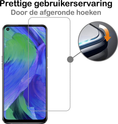 OPPO A54 5G Screenprotector Gehard Glas - Anti-kras