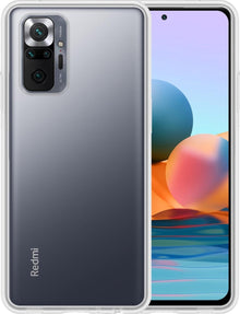Xiaomi Redmi Note 10 Pro Hoesje Siliconen Backcover Lichtgewicht - Transparant