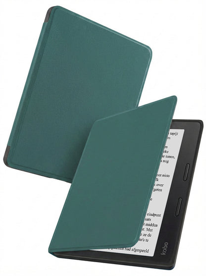 Kobo Libra 2 Bookcase Hoes Shockabsorberend - Donkergroen