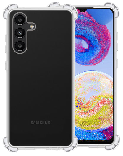Samsung A04s Hoesje Shockproof Backcover Siliconen - Transparant