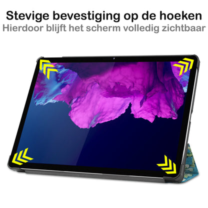 Lenovo Tab P11 Hoesje Book Case - Bloesem