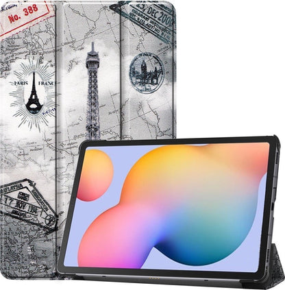 Samsung Galaxy Tab S6 Lite Hoesje Book Case - Eiffeltoren