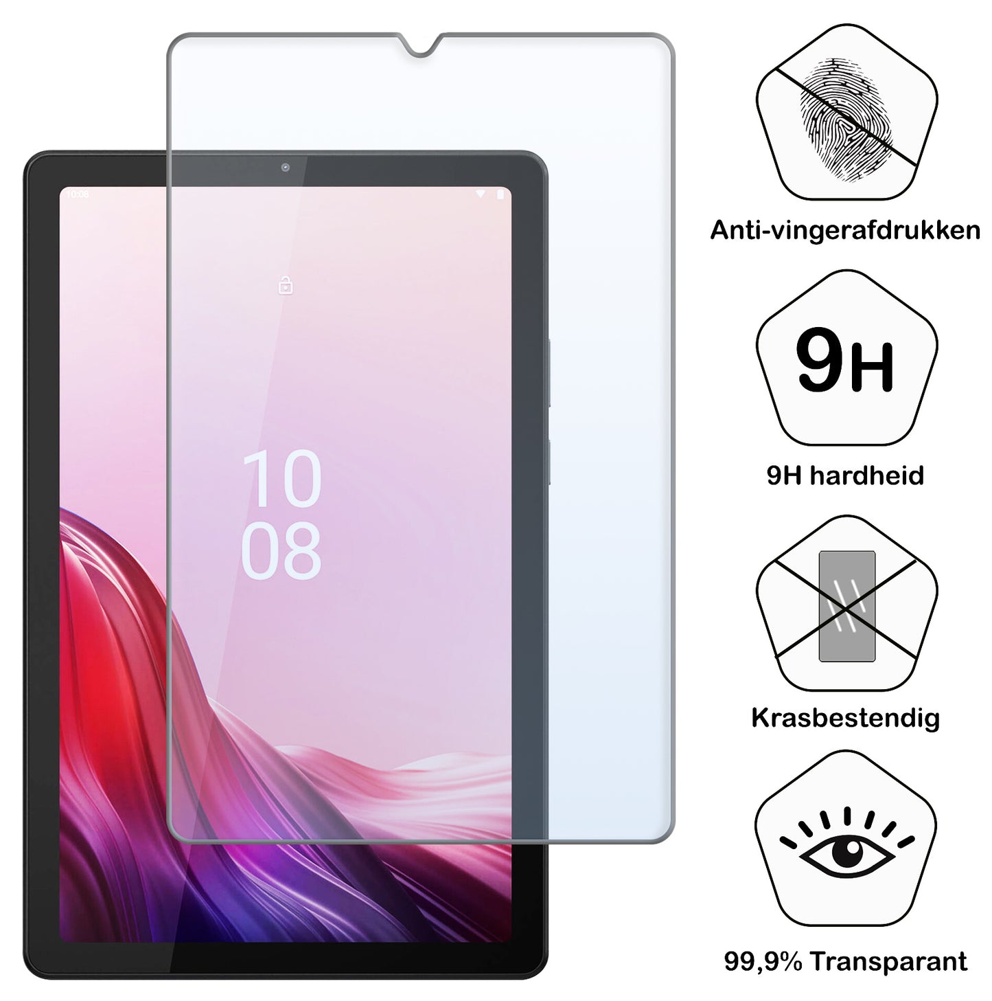 Lenovo Tab M9 Screenprotector Tempered Glass