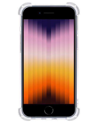 iPhone SE 2022 Hoesje Kaarthouder Backcover Shockproof - Transparant