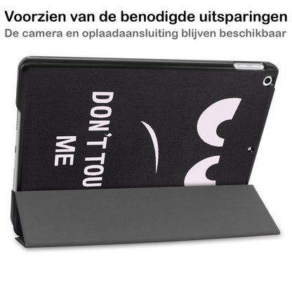 iPad 10.2 2021 Hoesje Book Case - Don't Touch Me