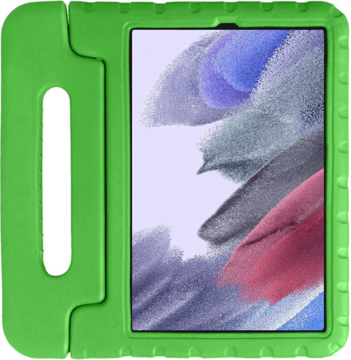 Samsung Galaxy Tab A7 Lite Hoesje Kids Cover Bumper - Groen