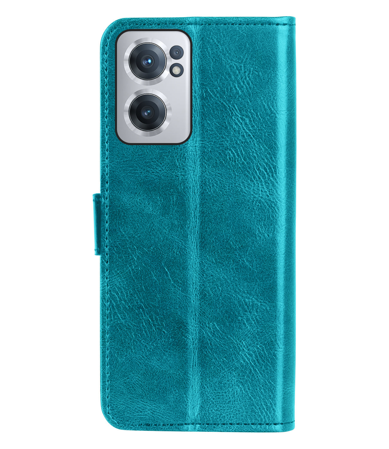 OnePlus Nord CE 2 Hoesje Book Case Kunstleer - Turquoise