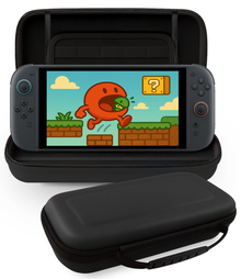 Nintendo Switch 2 Hard Cover Hoes met Spellen ruimte - Zwart