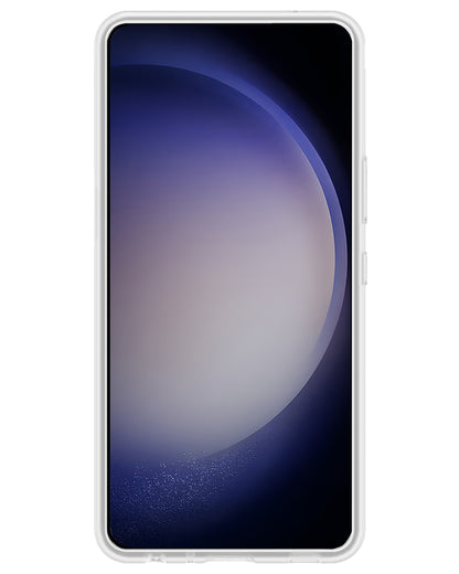 Samsung S23 Ultra Hoesje Siliconen Backcover Lichtgewicht - Transparant