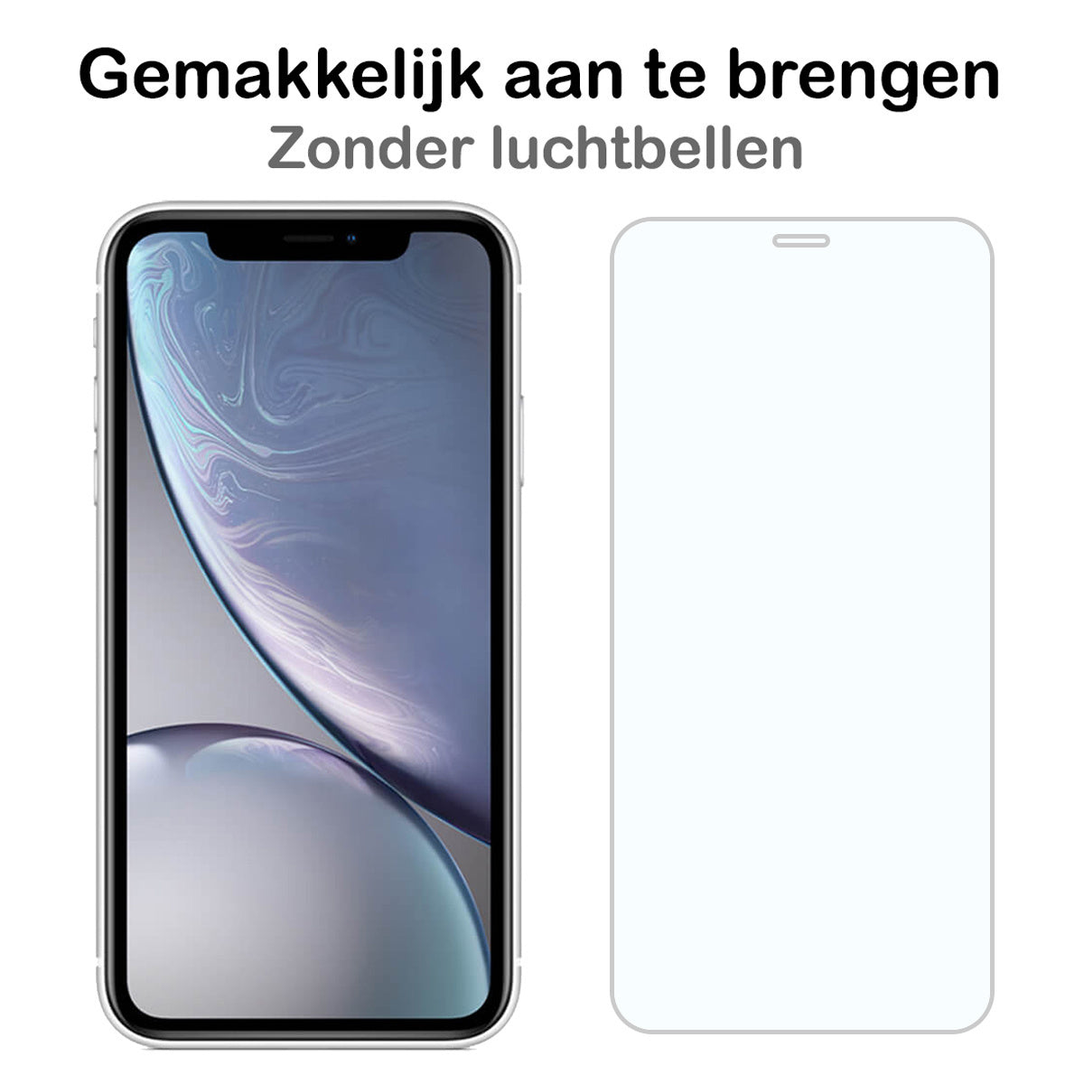 iPhone Xs Screenprotector Volledige Dekking Tempered Glass