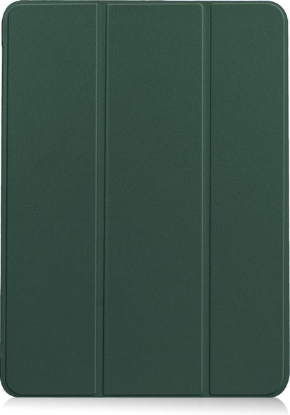 iPad Air 2020 Trifold Bookcase Hoes - Donkergroen