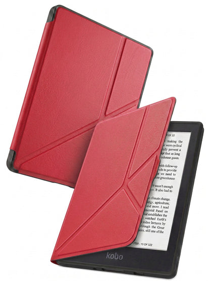 Kobo Nia Trifold Bookcase Hoes - Rood