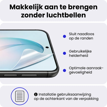 Samsung S26 Plus Screenprotector Soft TPU - Full Screen