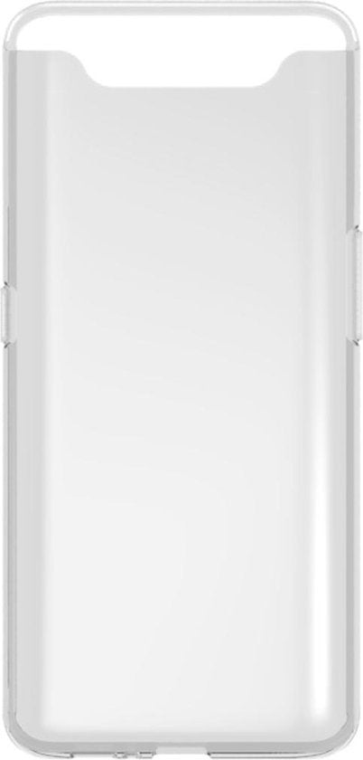 Samsung A80 Hoesje Siliconen Backcover Lichtgewicht - Transparant