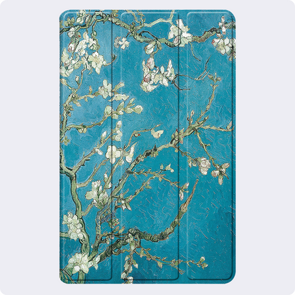 iPad Mini 7 Trifold Bookcase Hoes - Bloesem