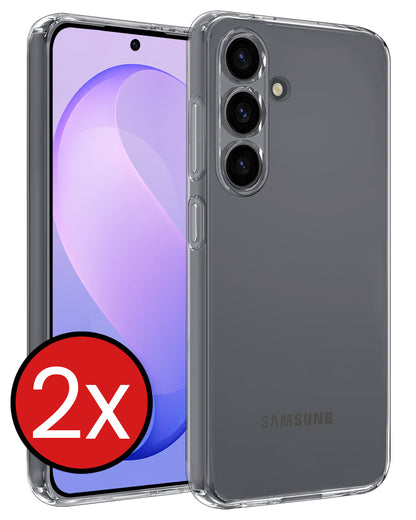 Samsung S26 FE Hoesje Siliconen Backcover Lichtgewicht - Transparant