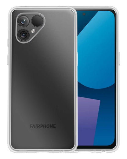 Fairphone 5 Hoesje Siliconen Backcover Lichtgewicht - Transparant