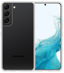 Samsung S22 Plus Hoesje Siliconen Backcover Lichtgewicht - Transparant