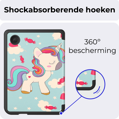 Kobo Clara BW Bookcase Hoes Shockabsorberend - Eenhoorn