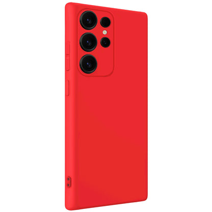 Samsung S25 Ultra Hoesje Siliconen Backcover Lichtgewicht - Rood