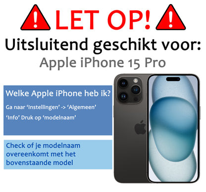 iPhone 15 Pro Screenprotector Gehard Glas - Anti-kras