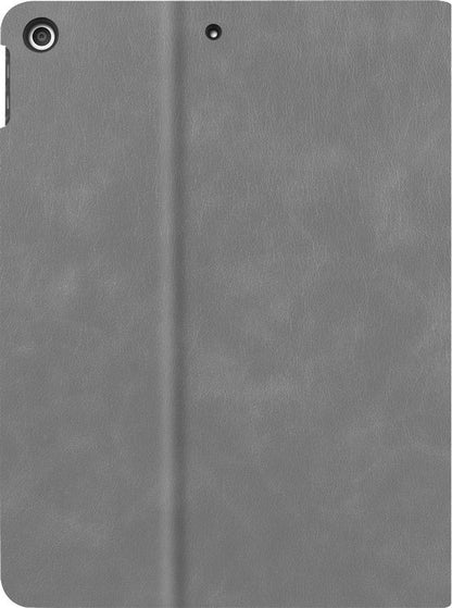 iPad 10.2 2020 Trifold Bookcase Luxe Hoes - Grijs